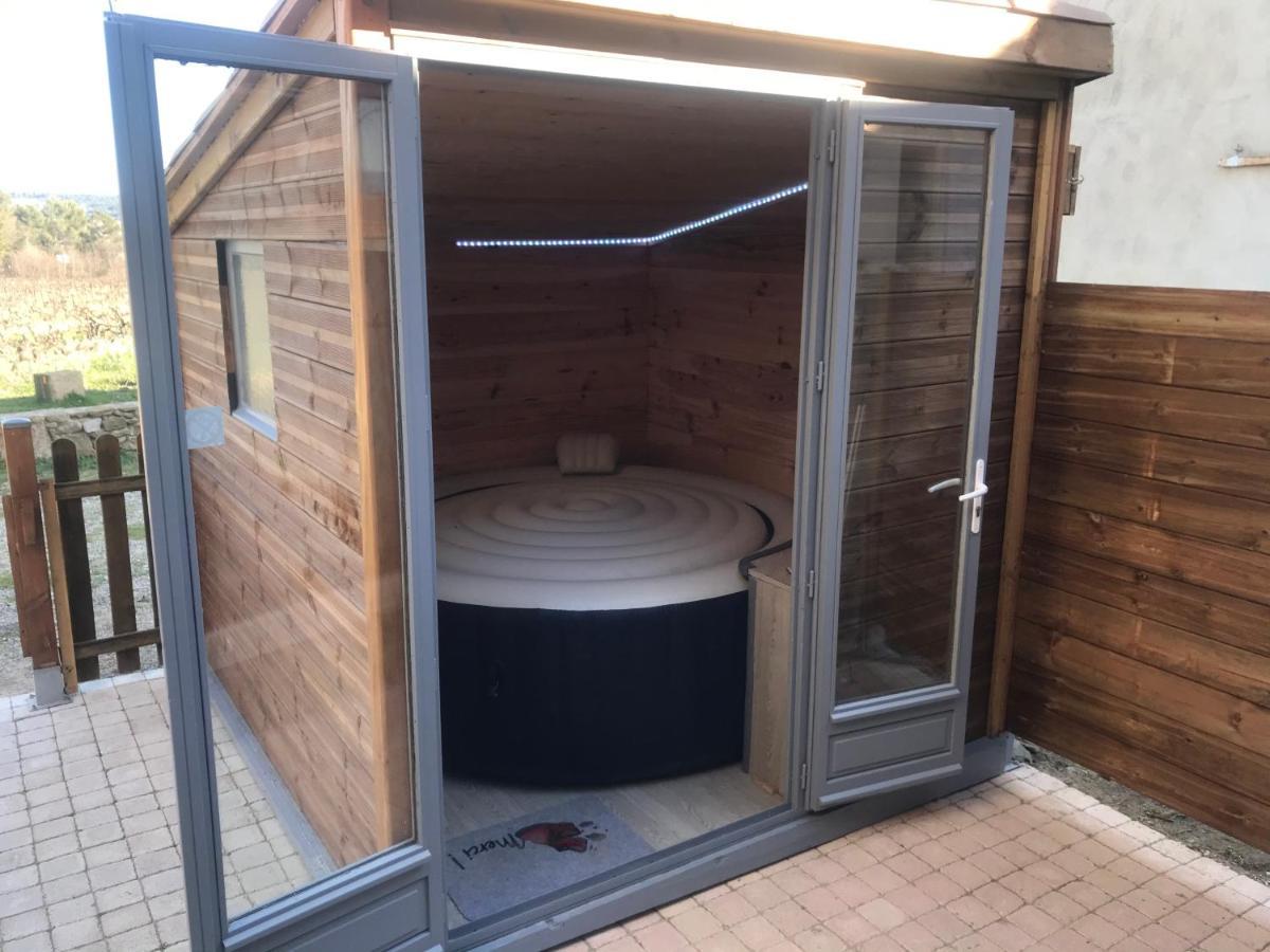 Gite Du Serre De Boudre Climatise, Spa Permanent Buisson 外观 照片